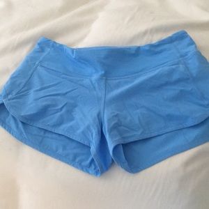 NWOT Lululemon speed shorts